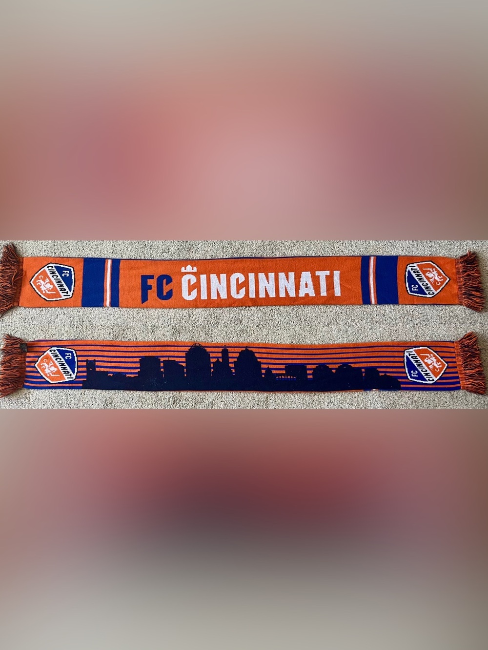 FC Cincinnati Skyline Soccer Scarf